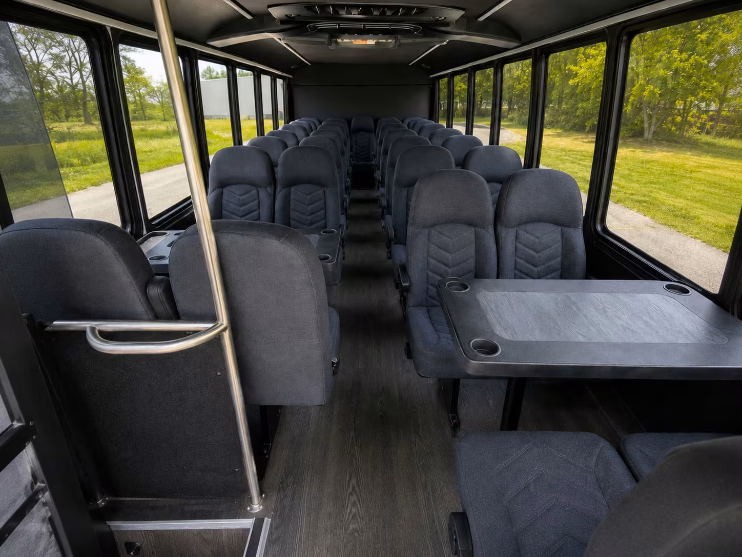 15 passenger minibus interior