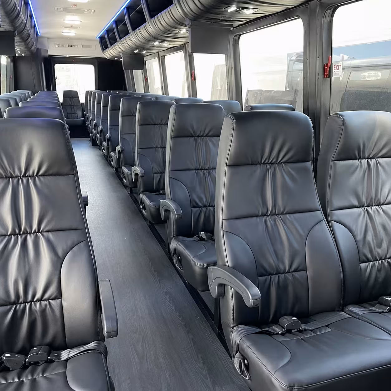 35 passenger minibus inside