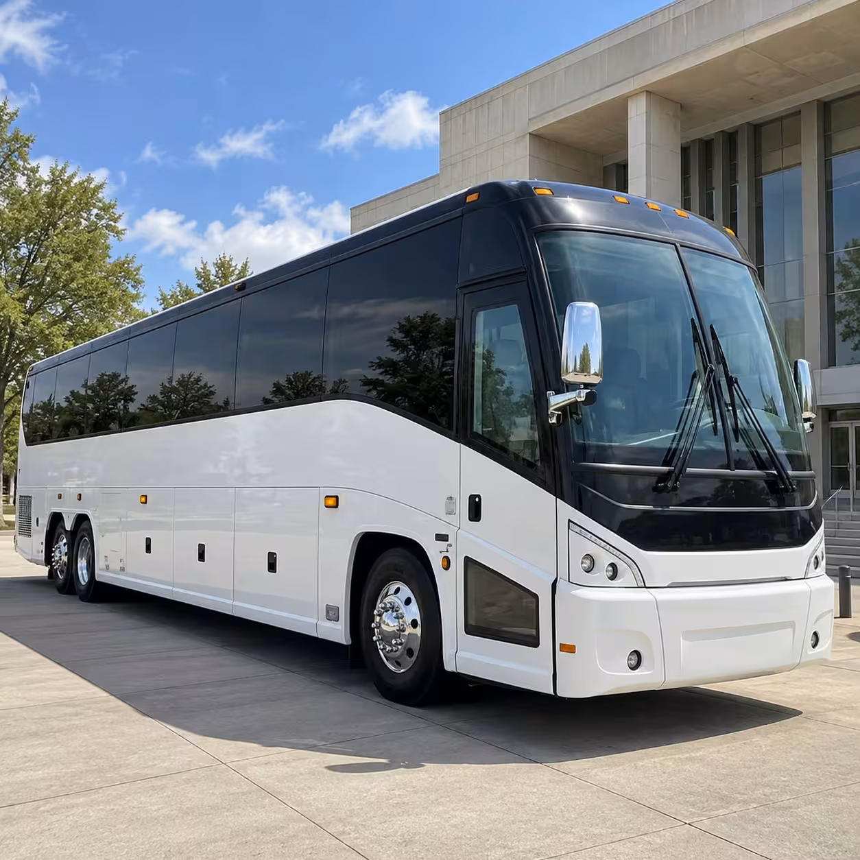56 passenger charter bus