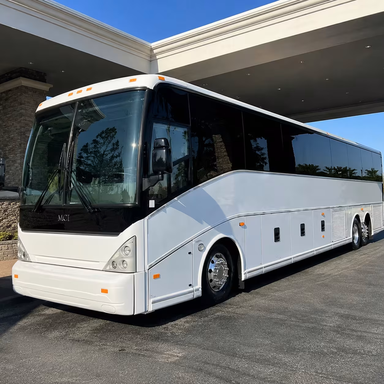 corporate airport charter bus rentals in rock hill