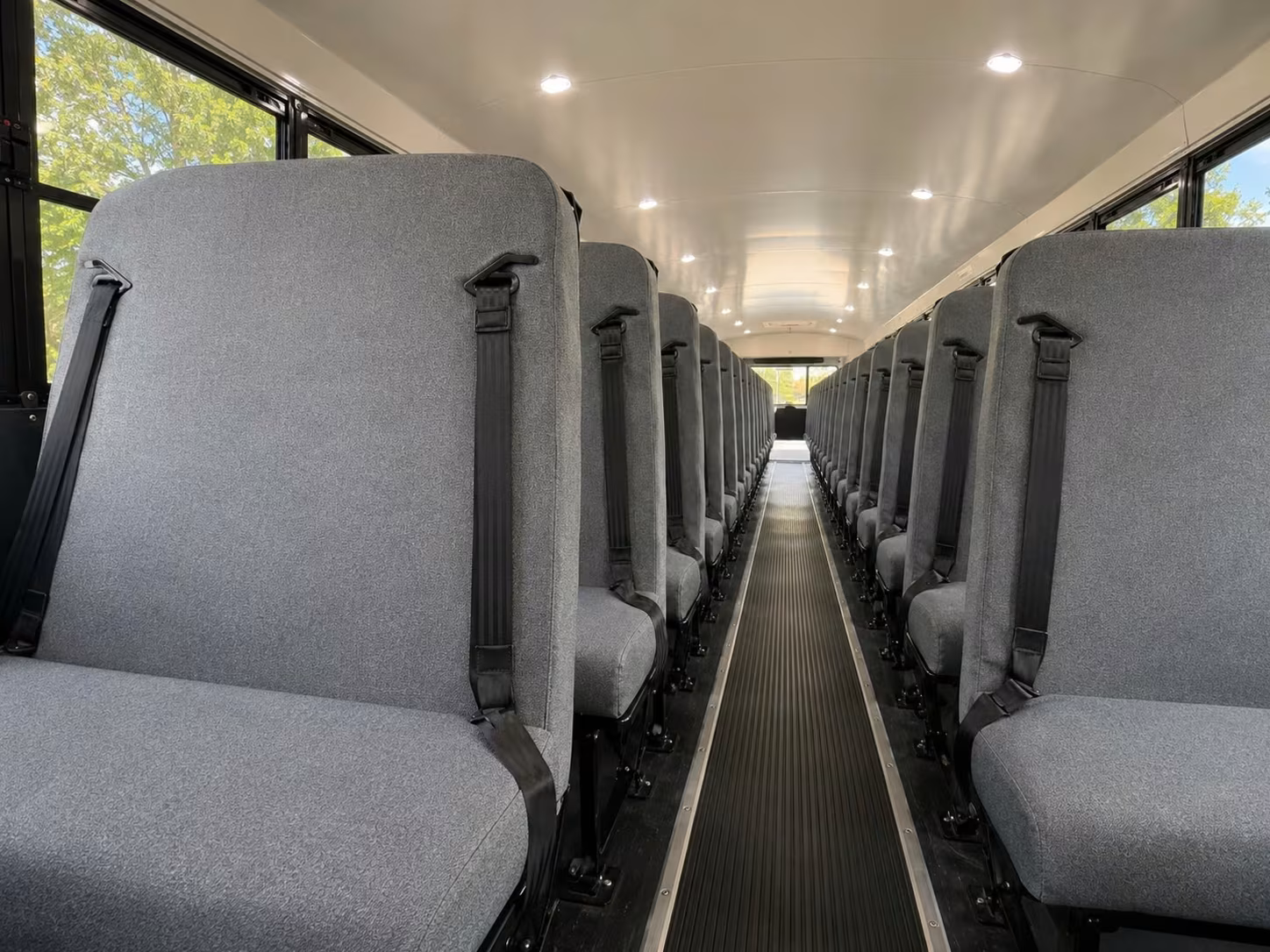 school bus interior